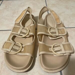 Zara Nude Sandals